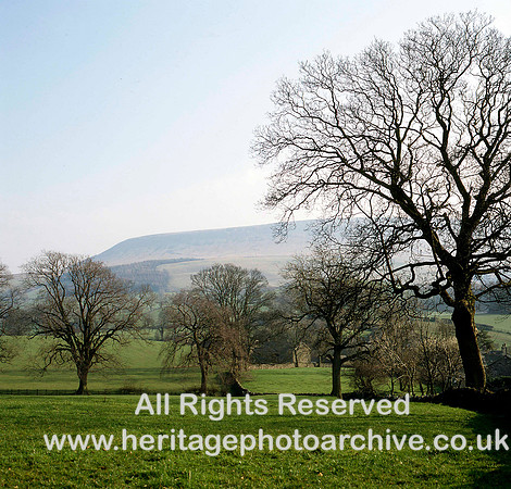 HRS 1625 Pendle Hill from Downham 1980s