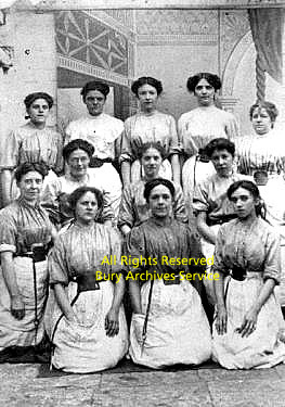 Bury Warth Mill spinners 1906 b03887