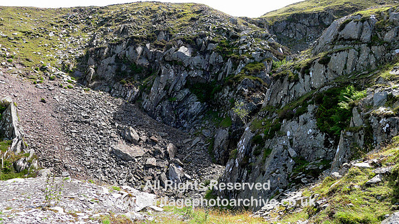 HRS 11205 Dunnerdale, Stainton Ground Quarry, early workings 2022