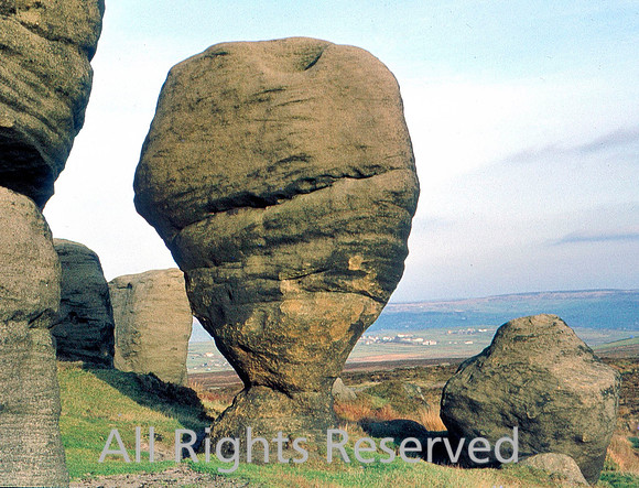 Todmorden, Millstone grit erosion 1973