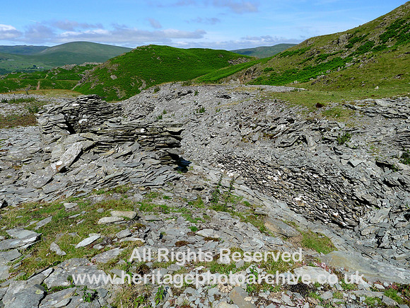 HRS 11208 Dunnerdale, Stainton Ground Quarry, drystone structures 2022