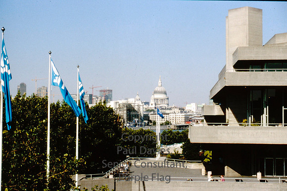 London, towards St Paul's Cathedral