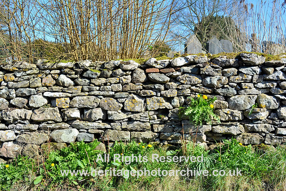 HRS 9012 Morland church wall drystone