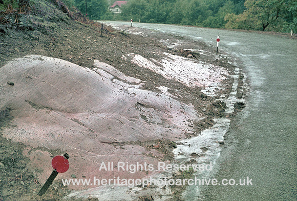 HRS 789 Conwy, Sychnant Pass Road, glaciation c1964