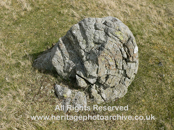 HRS 786 Craig Celynin, cylindrical rock unknown origin