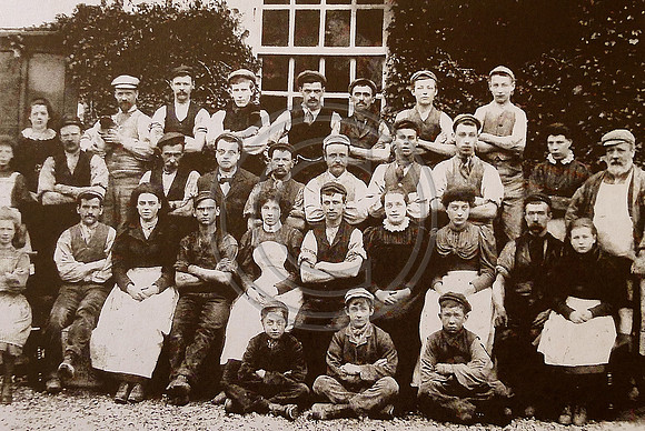 Milnthorpe Mill,  Bela Mill staff c1897 Hessian and sack mill