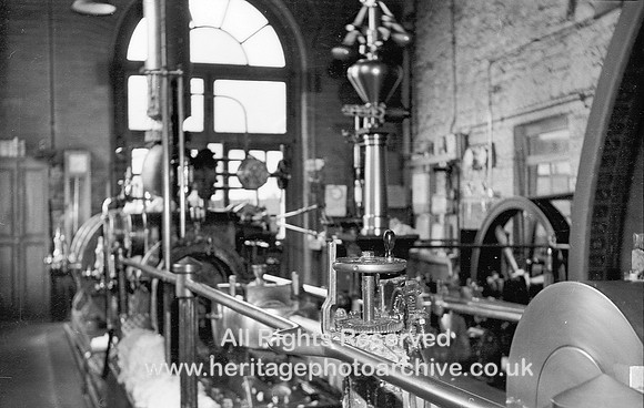 HRS 3343 Haslingden, Carr-Parker Mill steam engine general view