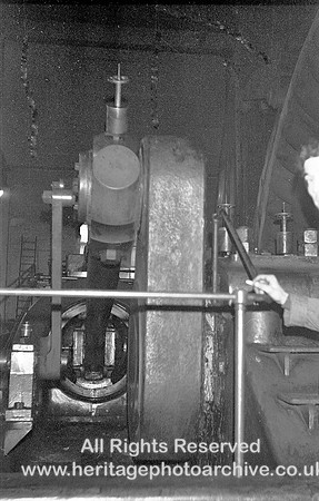 HRS 3352 Leigh, Parsonage Pit winding engine Markham's 1970s