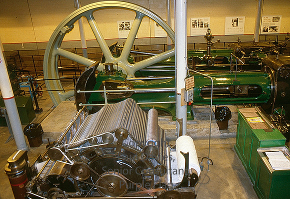 Wigan, steam engine and cotton textile machine