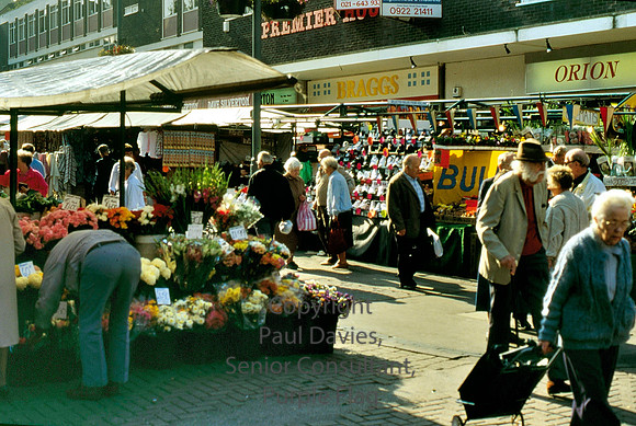 Walsall, Street market, Orion and Braggs