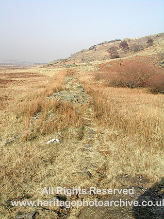 HRS 5517 Remains of Cwm Eigiau tramway 2004