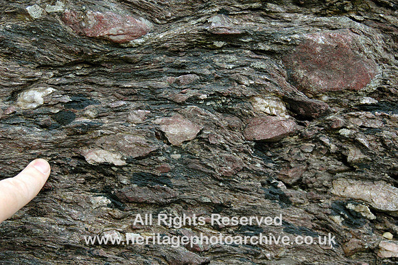 HRS 907 Porth Wen melange close up of material
