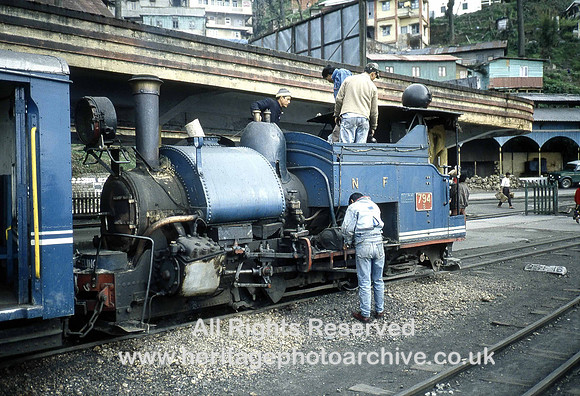 HRS 797 India, Darjeeling Himalayan Railway, Down trip 1995