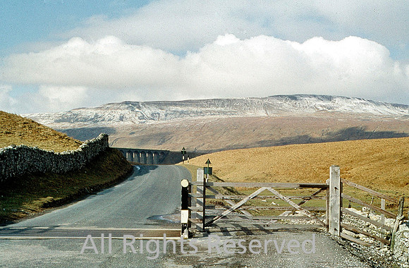 Whernside and Ribblehead viaduct 1973