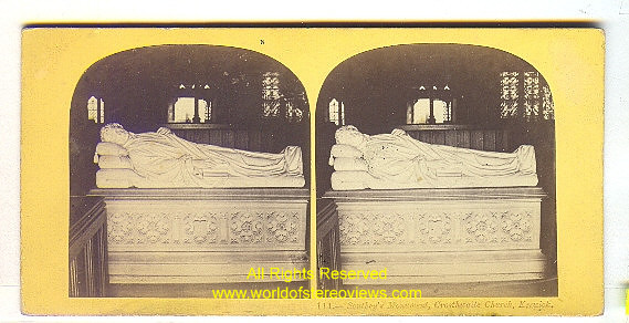 Lake District, Southey's monument, Crosthwaite church Keswick 1861