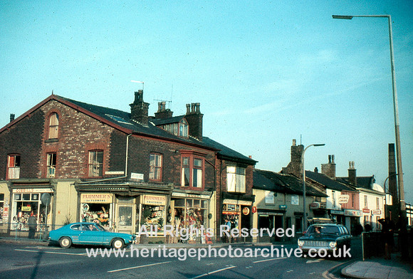 HRS 7107 Radcliffe, Bottom of Black Lane 1971