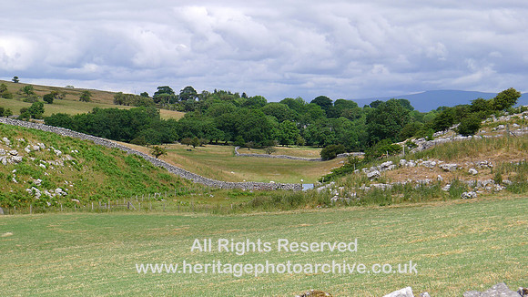 HRS 9494 Great Asby, dry valley and dry stone wall L1170831