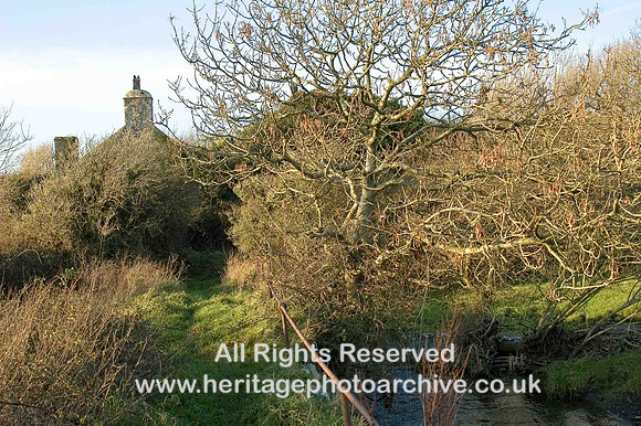 HRS 366 Bodorgan Farm house and bridge over stream
