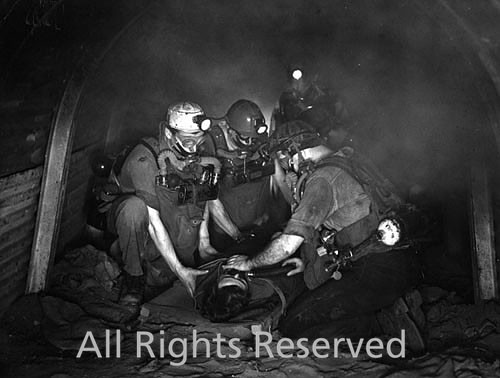 Boothstown Mines Rescue Station - training tunnel.
