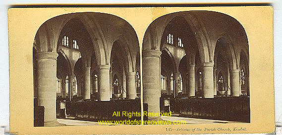 Lake District, Interior Parish Church Kendal