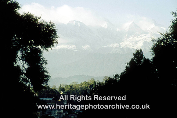 HRS 952 Kanchenjunga from Gangtok fire station 1995