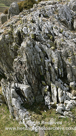 HRS 784 Glaciation, Craig Celynin frost-shattered rock