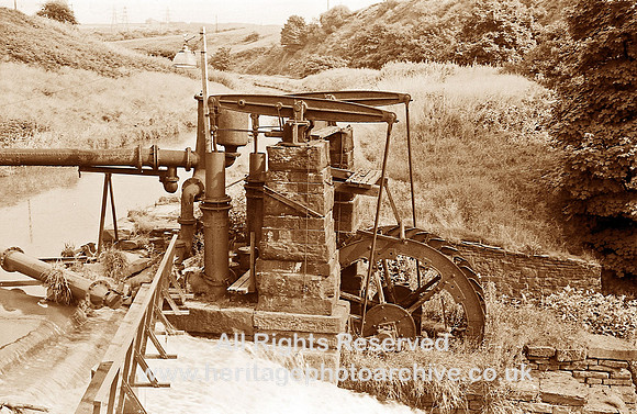 HRS 1185 Radcliffe, Mount Sion waterwheel survey 1970s
