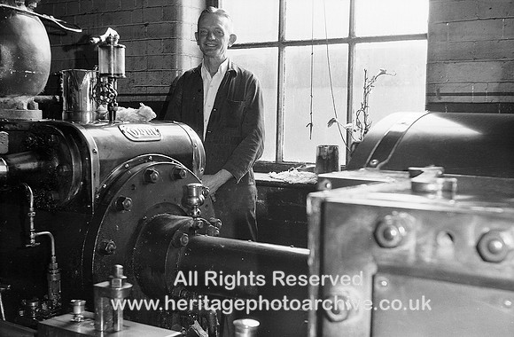 HRS 3340 Haslingden, Carr-Parker mill engine-tenter 1969
