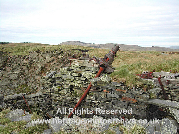 HRS 1112 Cwt y Bugail slate quarry, axle rod 2008