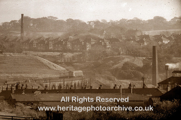 HRS 7136 Radcliffe, Railway viaduct c1970