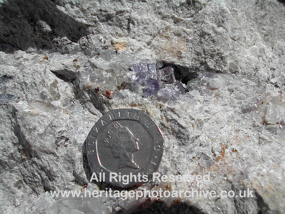 HRS 7597 Halkyn, Pant Quarry fluorite