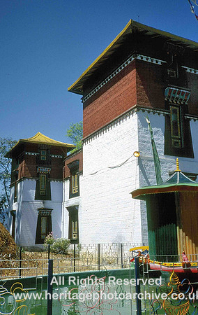 HRS 944 Gangtok Buddhist Chorten temple ext 1995