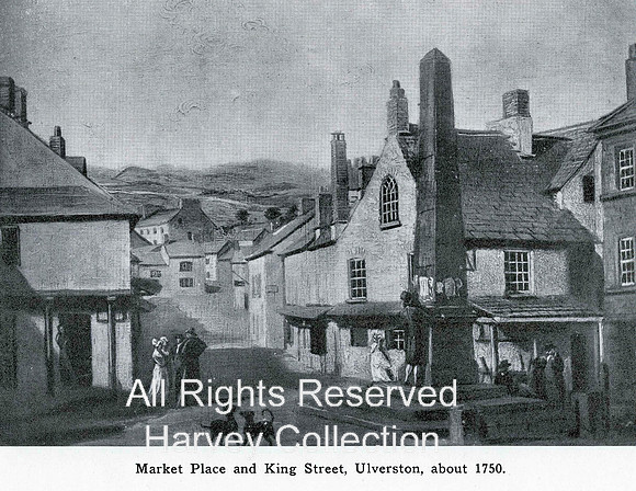 Ulverston Market Place 1750