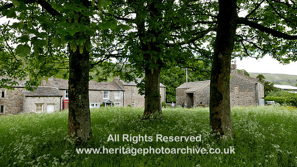 HRS 10928 Arncliffe, trees and cottages