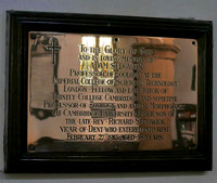 HRS 8546 Dent, church Sedgwick plaque died 1913 L7700385