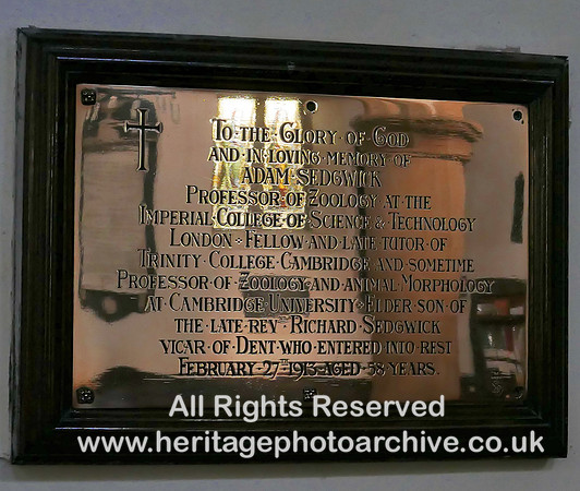HRS 8546 Dent, church Sedgwick plaque died 1913 L7700385