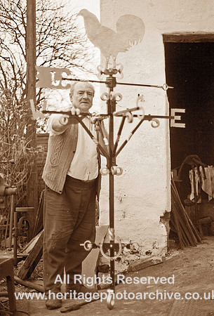 HRS 2092 Robin Percival blacksmith with weather vane