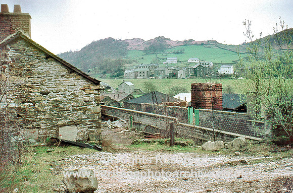 HRS 1311 Backbarrow ironworks from railway siding 1970