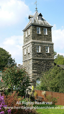 HRS 697 Clock Tower, Low Wood gunpowder works, Haverthwaite