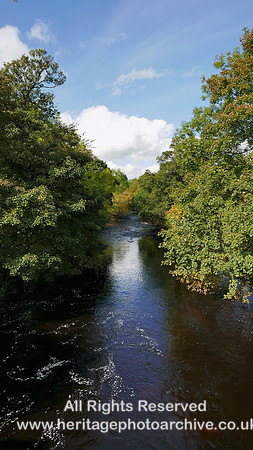 HRS 8554 Dent, River Dee from Church Bridge looking upstream L7700393