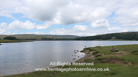 HRS 11304 Malham Tarn seated figures 2022