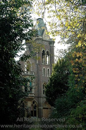 HRS 6916 Hafodunos Hall, Clock Tower after 2004 fire
