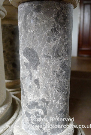 HRS 9486 Great Asby, marble pillar in church L1170650
