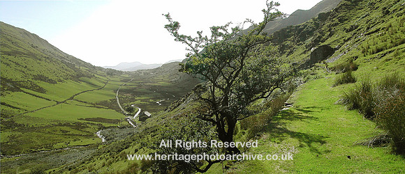 HRS 5511 Croesor valley upper tramway panoramic  2003