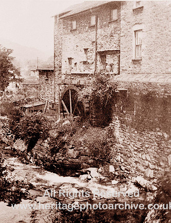HRS 1386 Ambleside, waterwheel 1930s