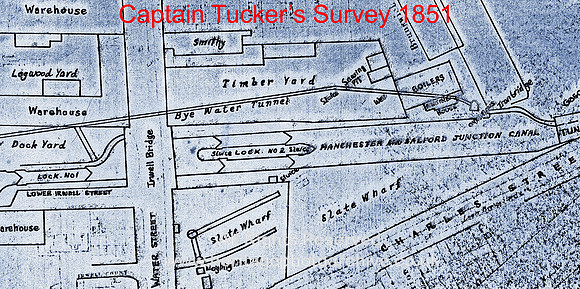 HRS 1198 Manchester, Salford Junction Canal, Captain Tucker's survey 1851