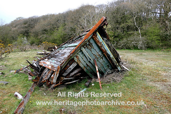 HRS 10742 Ulpha, fishing boat remains prow L1011611