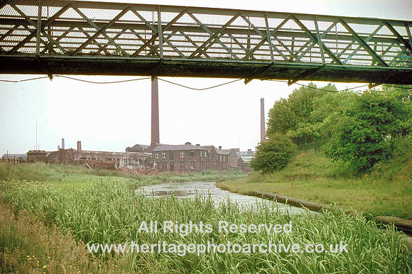 HRS 540 MBBC, Scotson Fold bridge and Spider Mill 1971