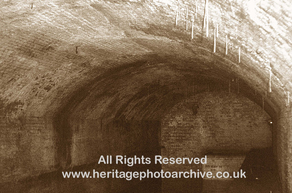 HRS 1130 Manchester, Salford Junction Canal, General shot of tunnel and towpath 1973
