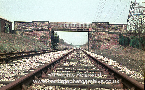 HRS 10816 Radcliffe, Black Lane station east view c1970s